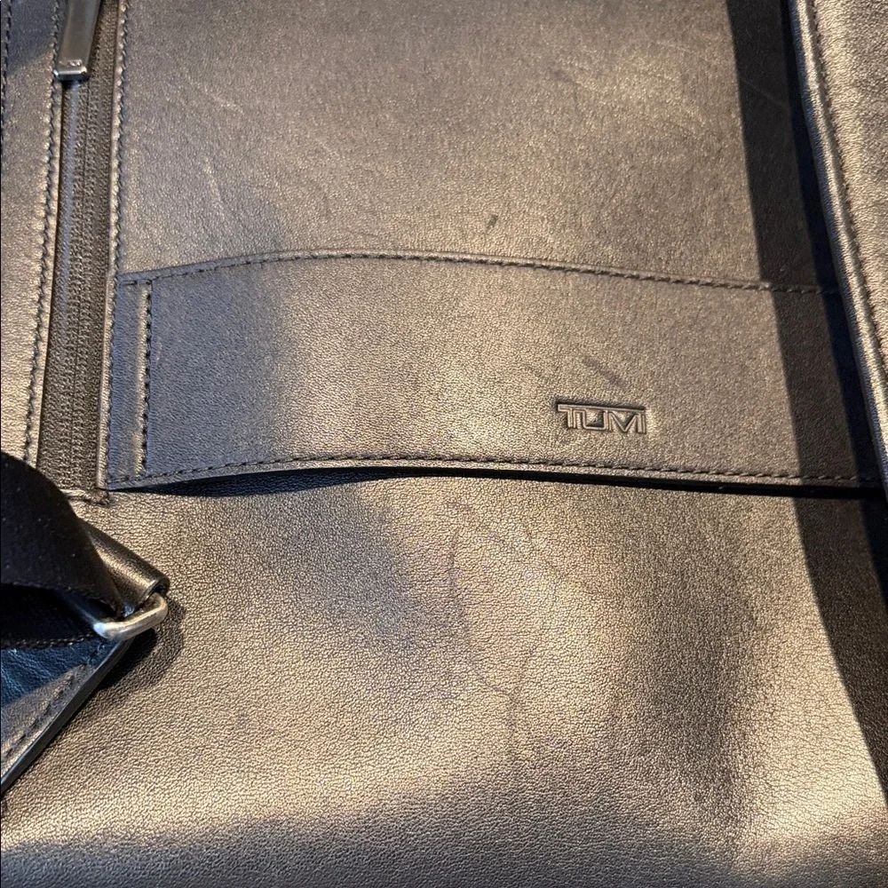 Tumi Mariella Tavi Black Leather Backpack